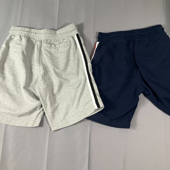 Lot of 2 CSG Shorts Men’s Large Gray & Navy Drawstring Athletic Casual - Picture 2 of 16